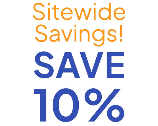 Sitewide savings. Save 10%