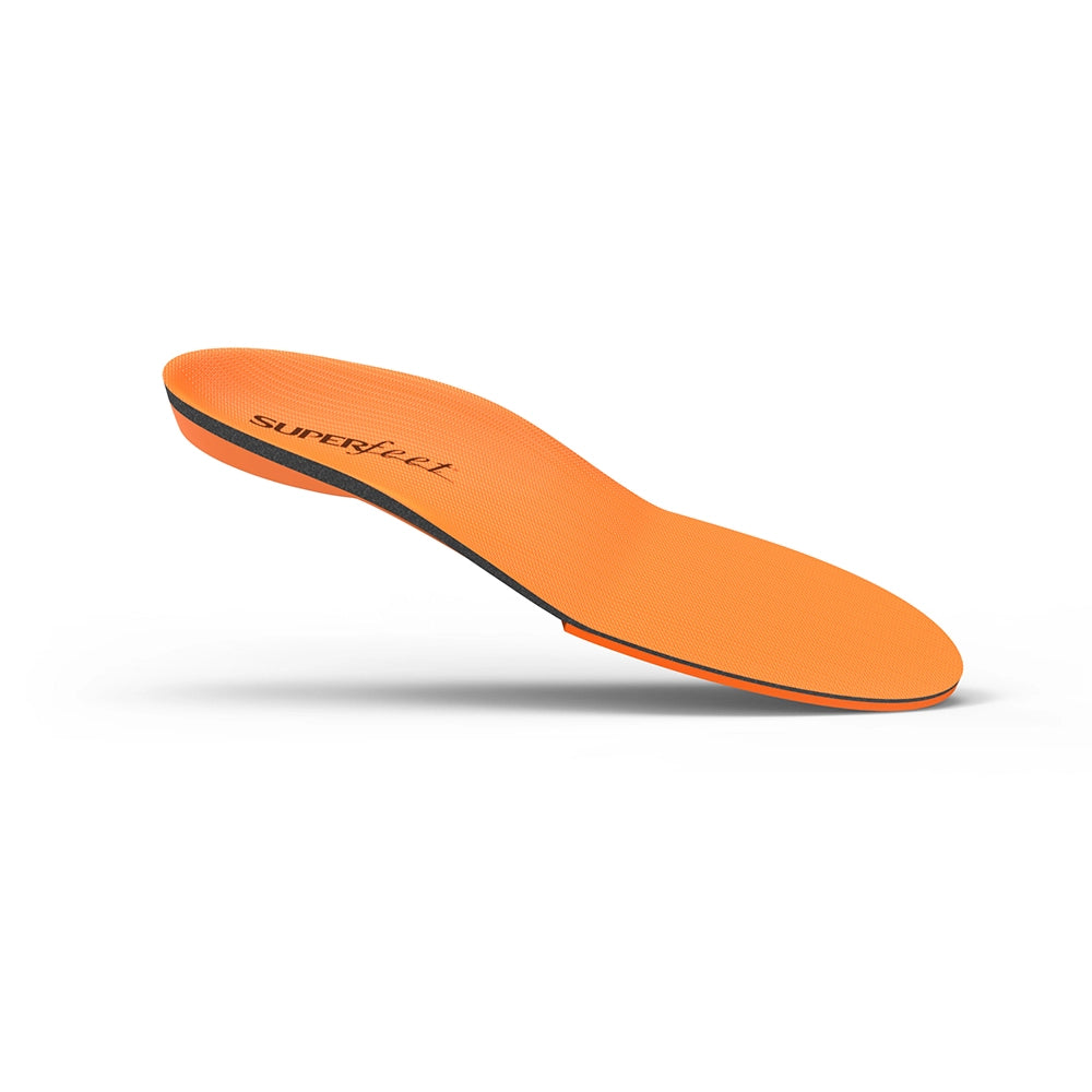 Superfeet Orange All-Purpose High Impact Support Insoles top angle
