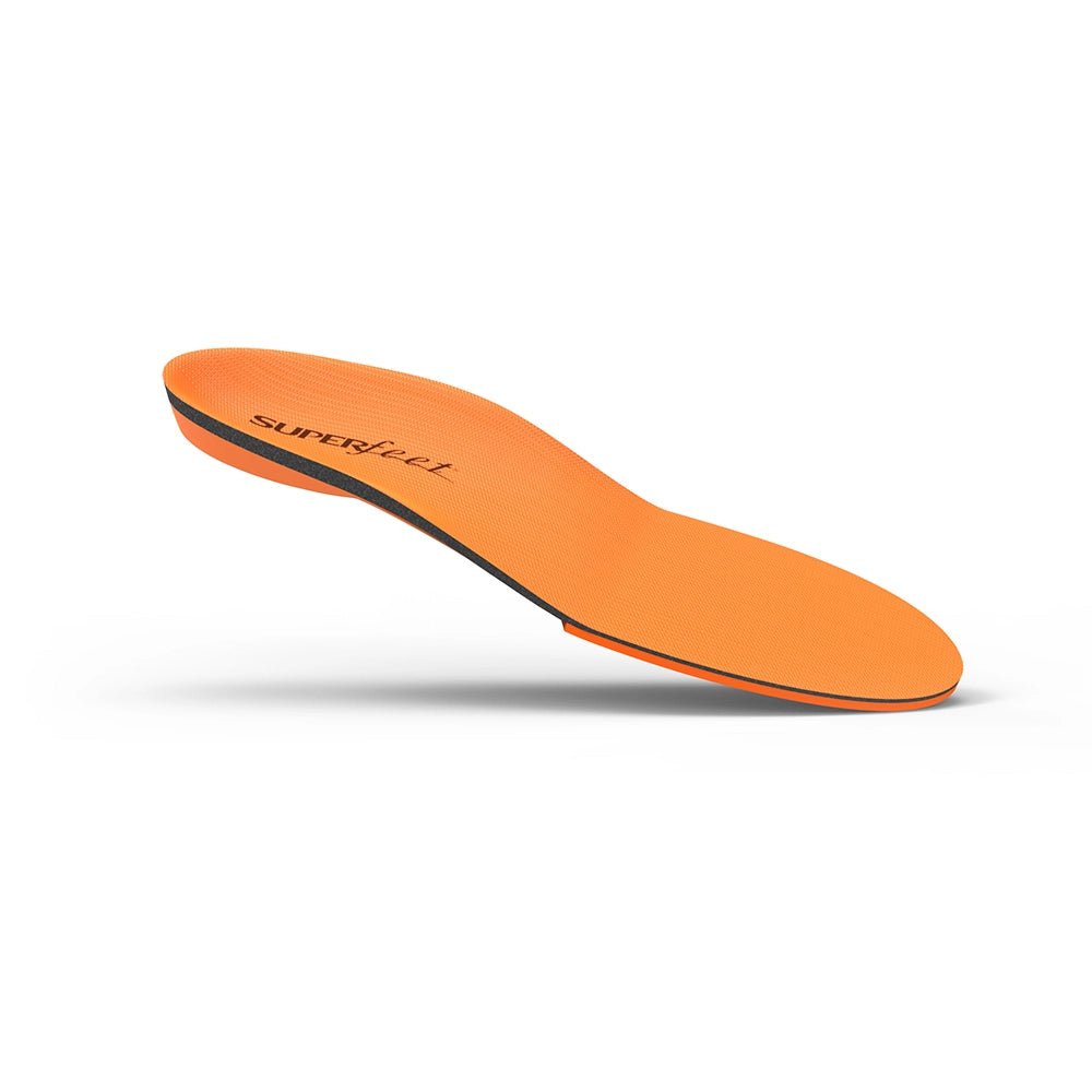 Superfeet Orange All-Purpose High Impact Support Insoles top angle