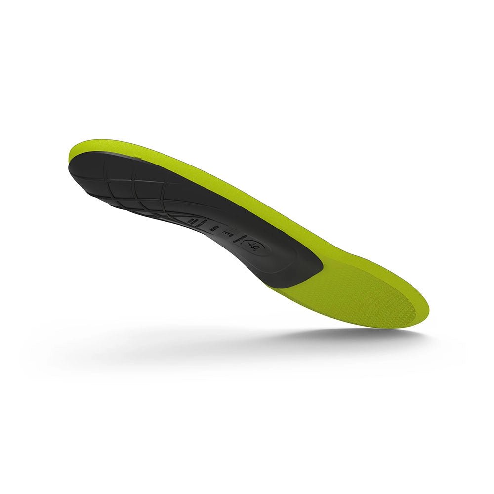 Superfeet Carbon Run Support Low Arch Insoles bottom angle