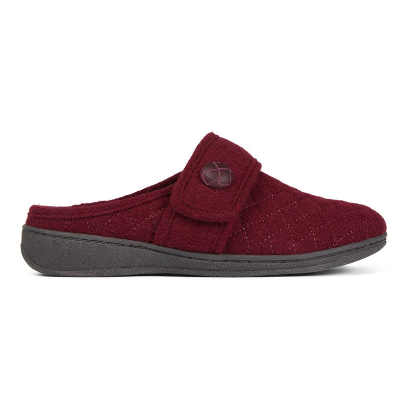 Vionic Carlin Flannel Slippers for Women