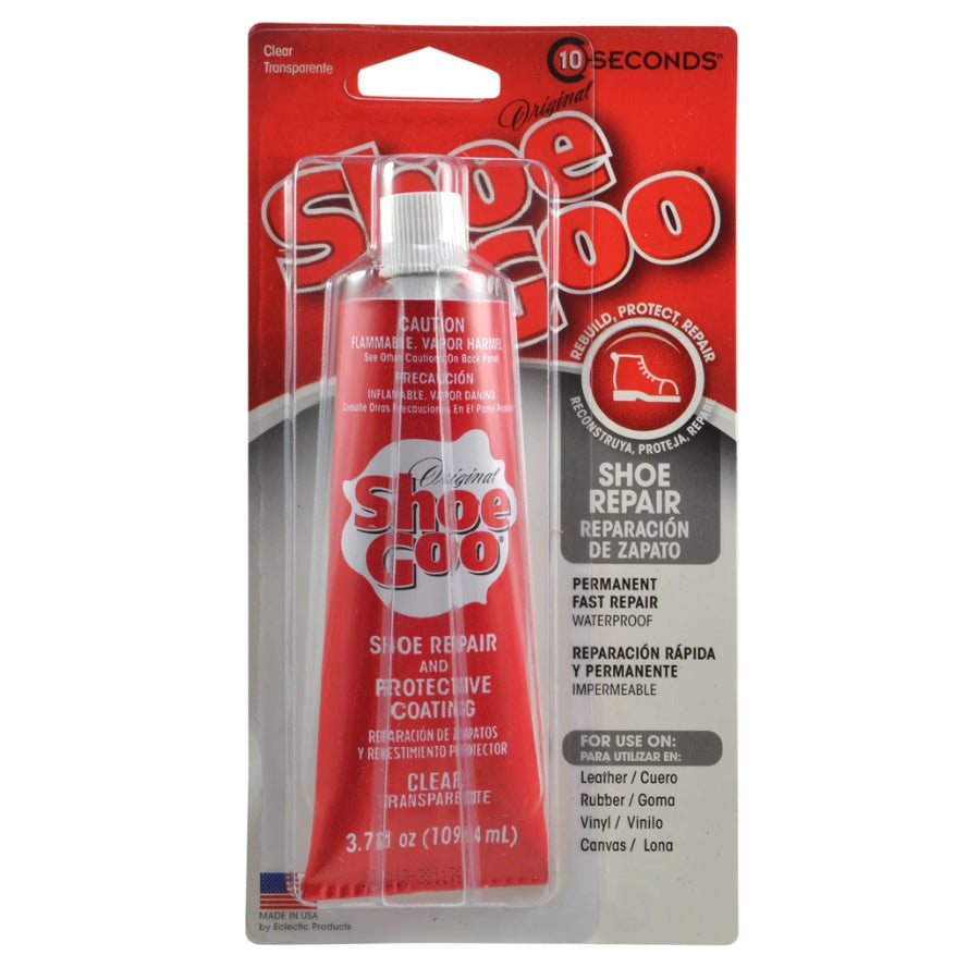 Shoe Goo Repair Adhesive for Fixing Worn Shoes or Boots, Clear, 3.7-Ounce  Tube - Yahoo Shopping
