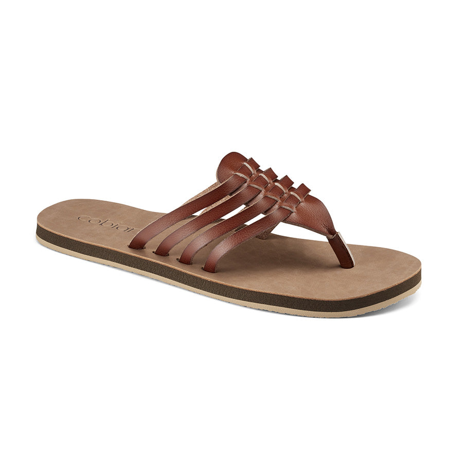 Cobian Belize Sandals for Women Chestnut color