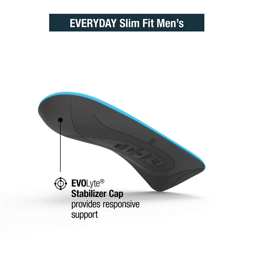Superfeet EVERYDAY Slim Fit Insoles for Men