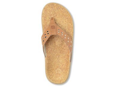 Spenco Crystal Yumi Sandals for Women Indian Brown
