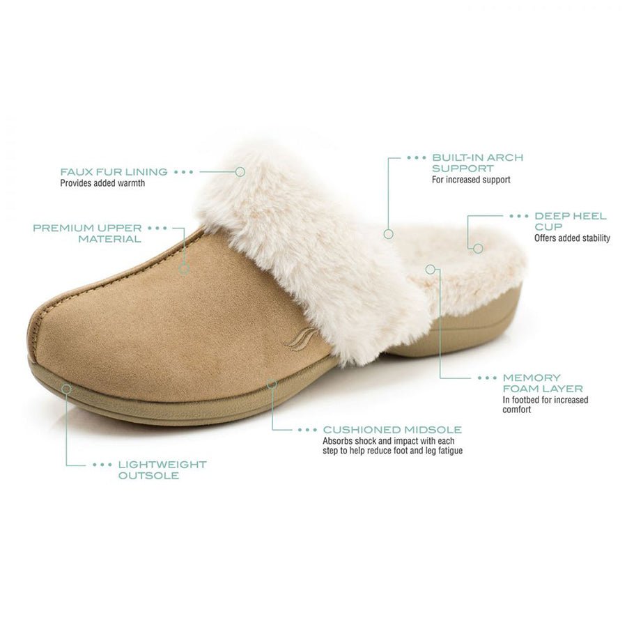 Powerstep Luxe Women's Orthotic Slippers