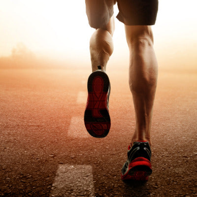 Image showing a man's legs while running