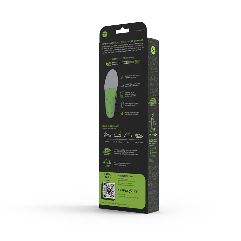 Superfeet Green All-Purpose Support High Arch Insoles