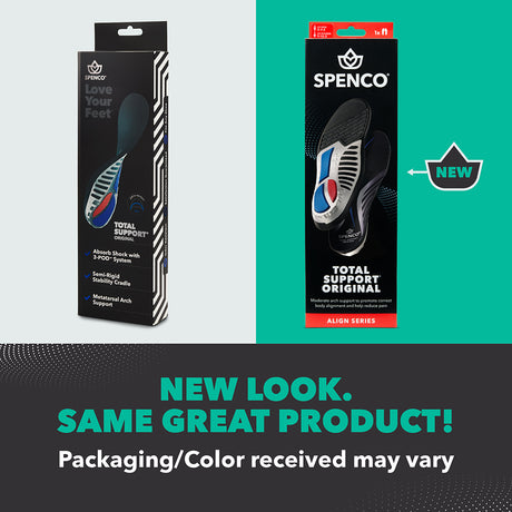 Spenco Total Support Original Insoles — New Look, Same Product