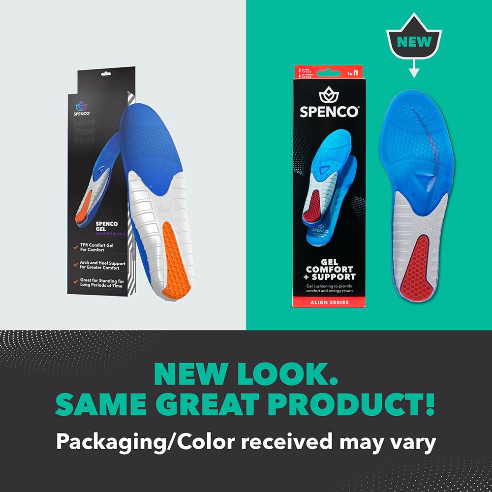 Spenco Gel Comfort Insoles — New Look, Same Product
