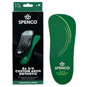 Spenco 3/4-Length Orthotic Arch Supports — Product & Packaging
