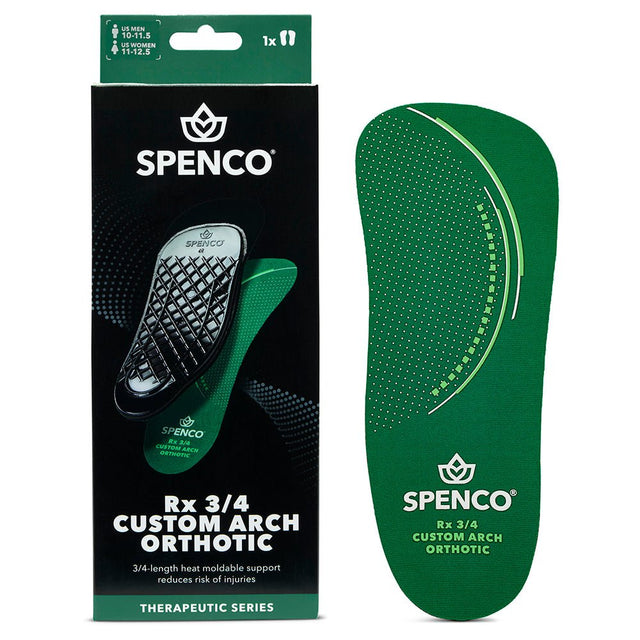 Spenco 3/4-Length Orthotic Arch Supports — Product & Packaging