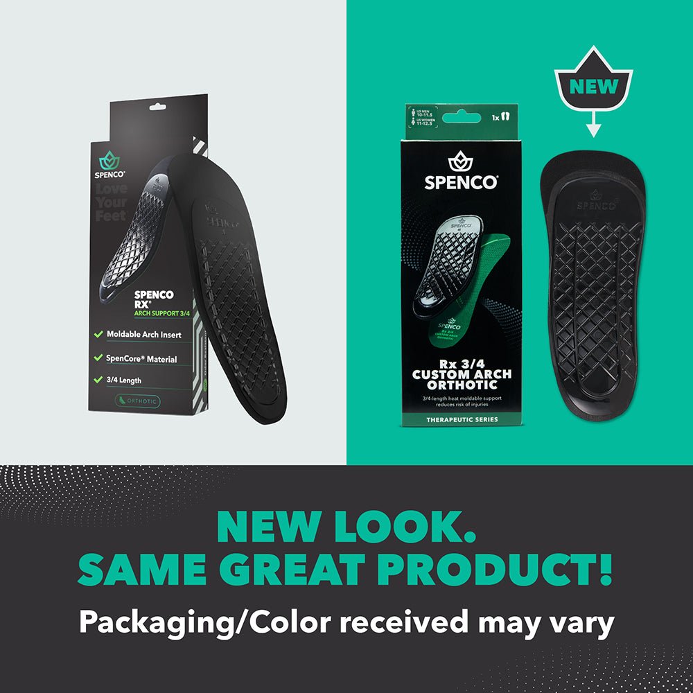 Spenco 3/4-Length Orthotic Arch Supports — New Look, Same Product