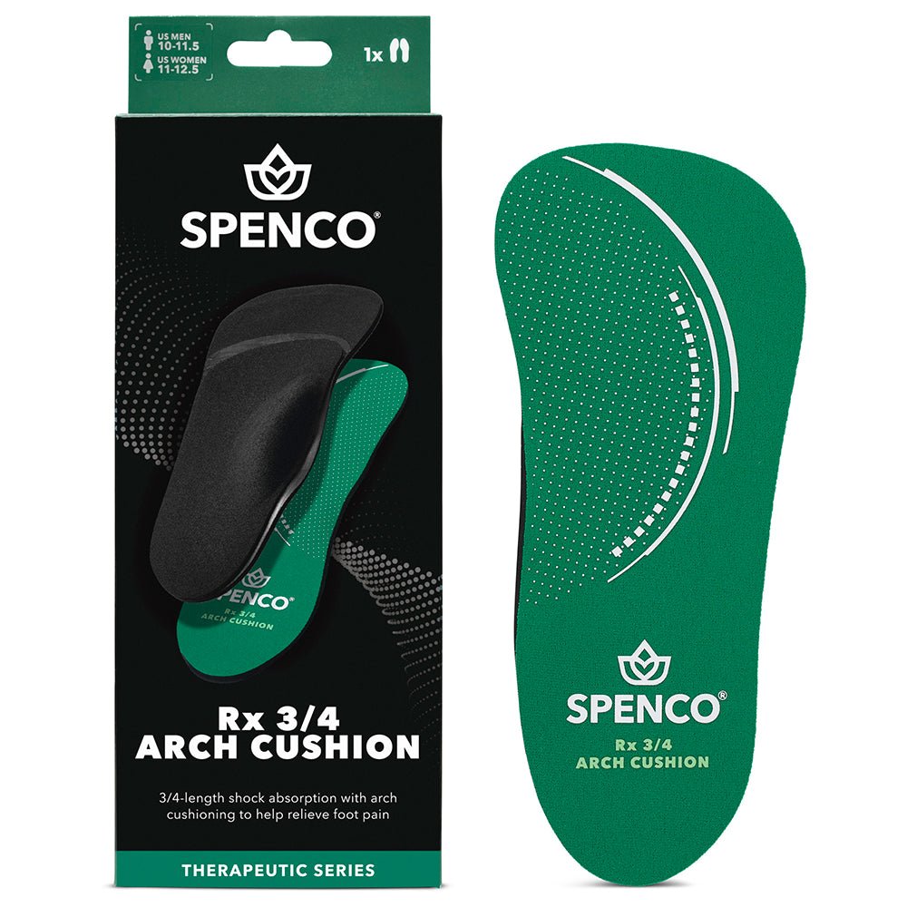 Spenco 3/4-Length Arch Cushions — Product & Packaging