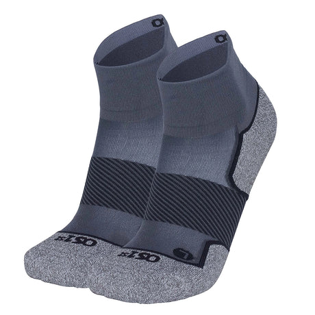 OS1st AC4 Active Comfort Socks - 1/4 Crew Grey