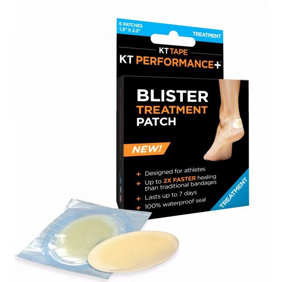 KT Performance+ Blister Treatment Patch with all packaging