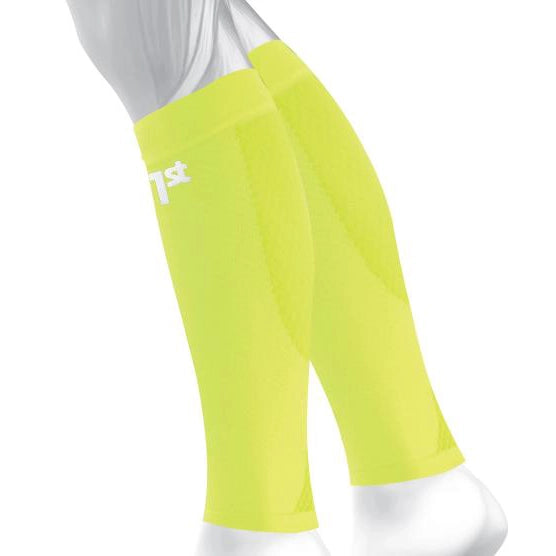 OS1st CS6 Performance Calf Sleeves Reflector Yellow