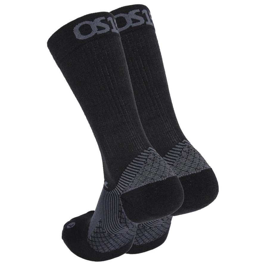 OS1st FS4 Crew Merino Wool Plantar Fasciitis Socks Black