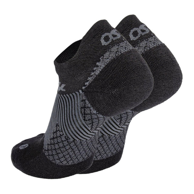 OS1st FS4 No-Show Merino Wool Plantar Fasciitis Socks black