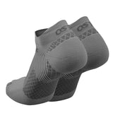 OS1st FS4 No Show Plantar Fasciitis Socks grey