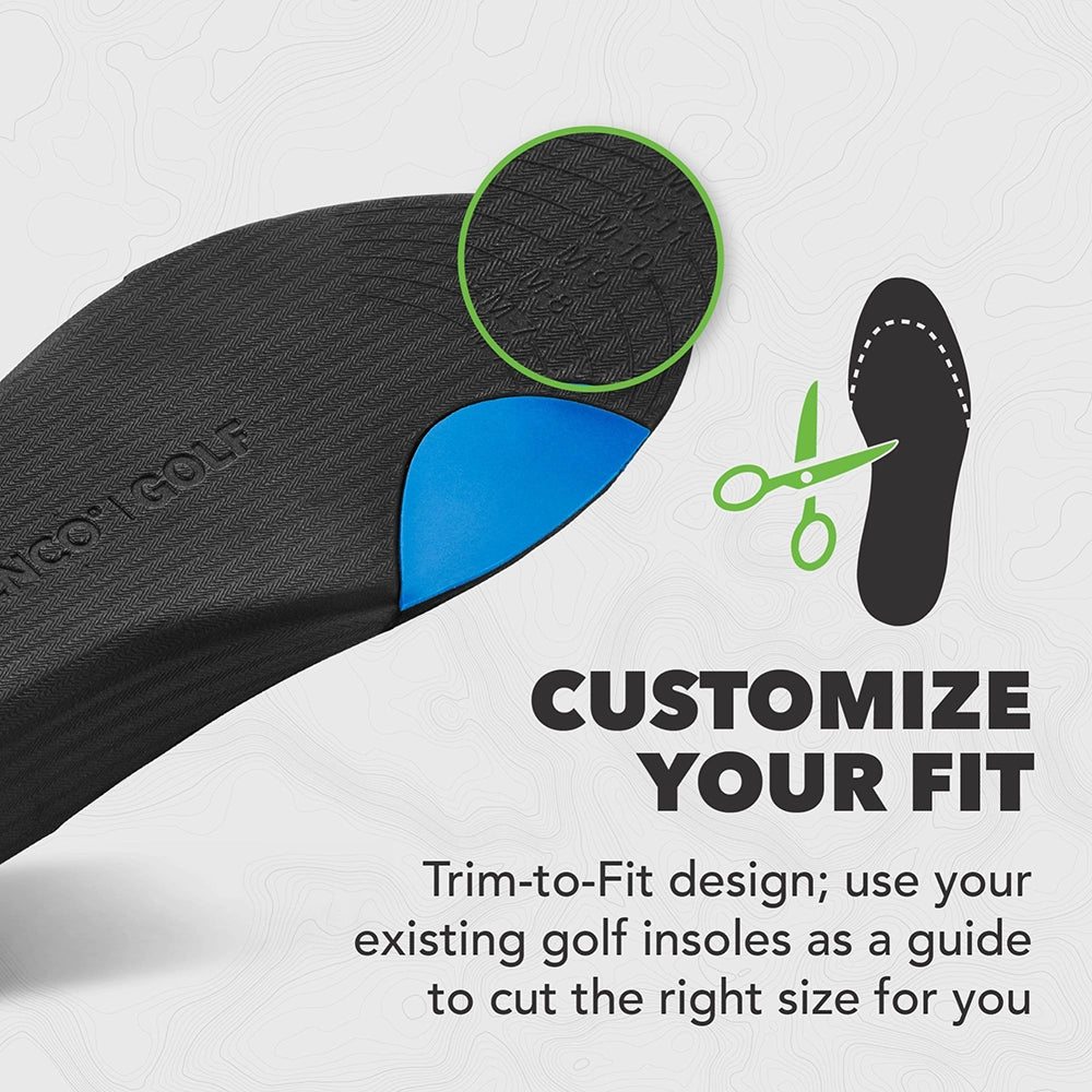 Spenco Golf Insoles trim to fit