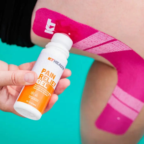 KT Health Pain Relief Gel Roll-on use example