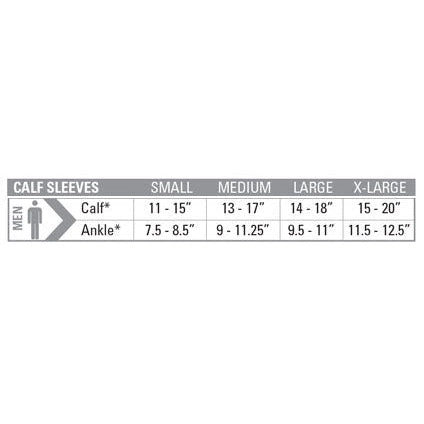 Mens sleeve sizing chart