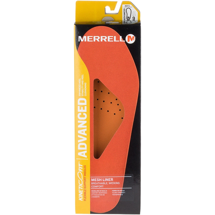 Merrell Kinetic Fit Advanced/Mesh Footbed Packaging Front