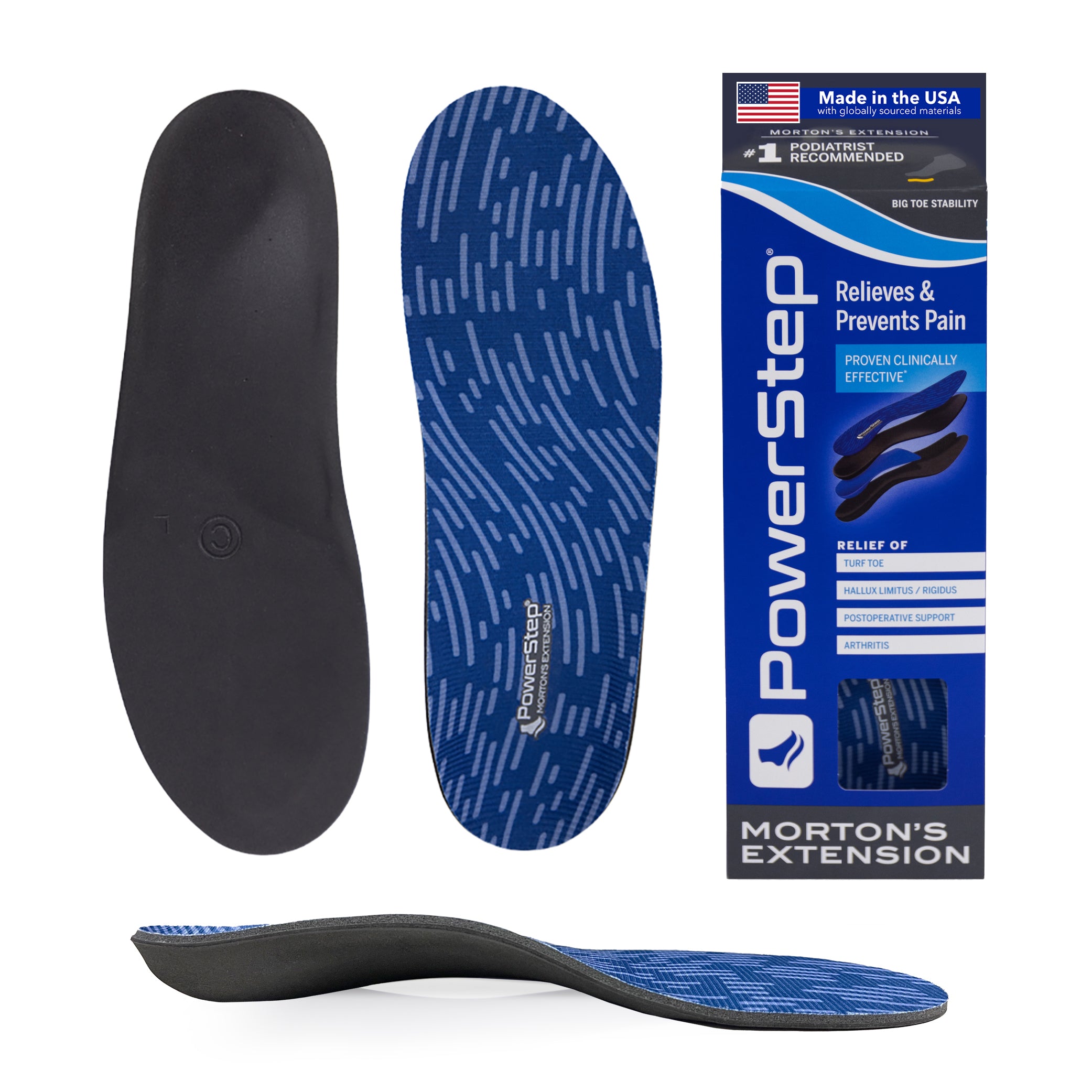 PowerStep Morton's Toe Insoles – The Insole Store
