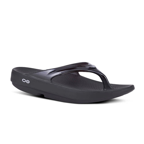 OOFOS OOlala Sandals for Women Black Angle