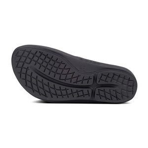 OOFOS OOlala Sandals for Women Black Bottom