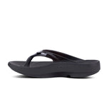 OOFOS OOlala Sandals for Women Black Inside