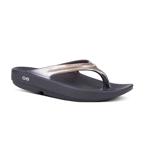 OOFOS OOlala Sandals for Women Luxe Latte Angle