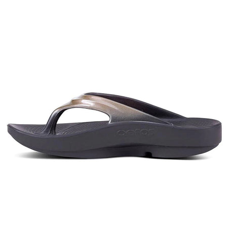 OOFOS OOlala Sandals for Women Luxe Latte Inside