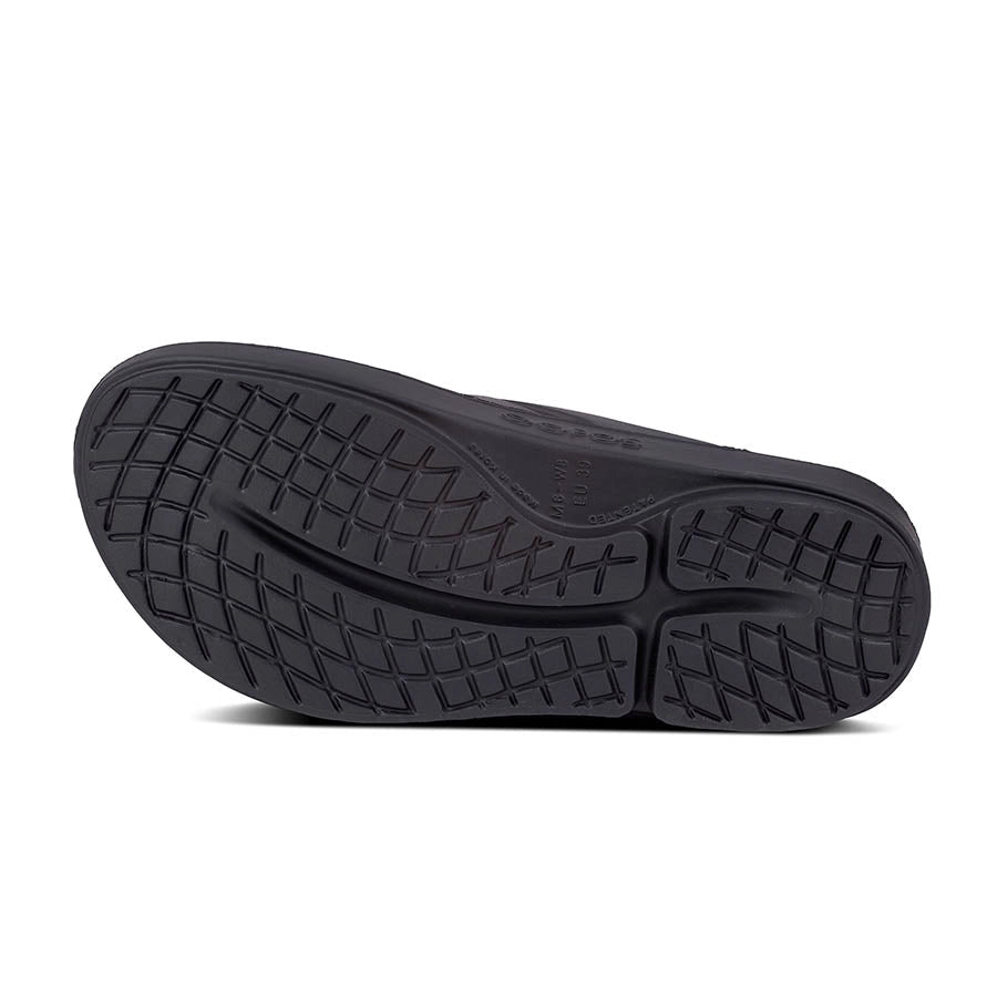 OOFOS OOriginal Sandals Black Bottom