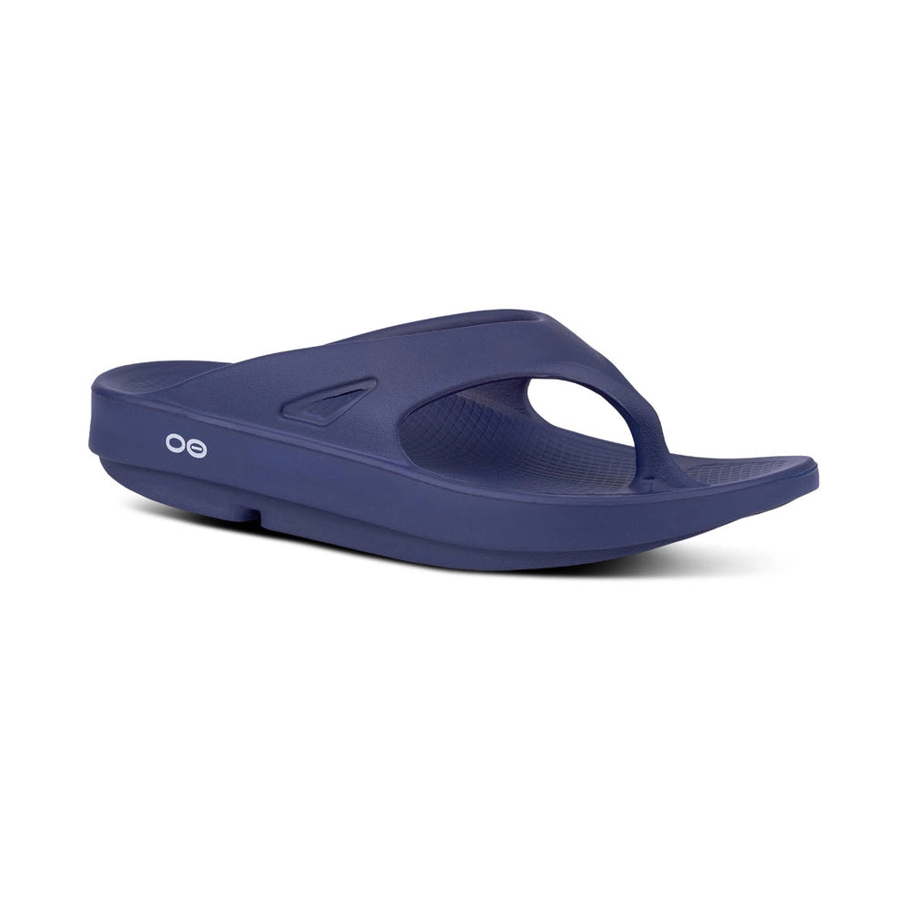 OOFOS OOriginal Sandals Navy Angle