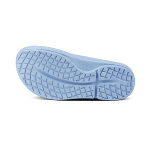 OOFOS OOriginal Thong Sandals Neptune Blue Bottom