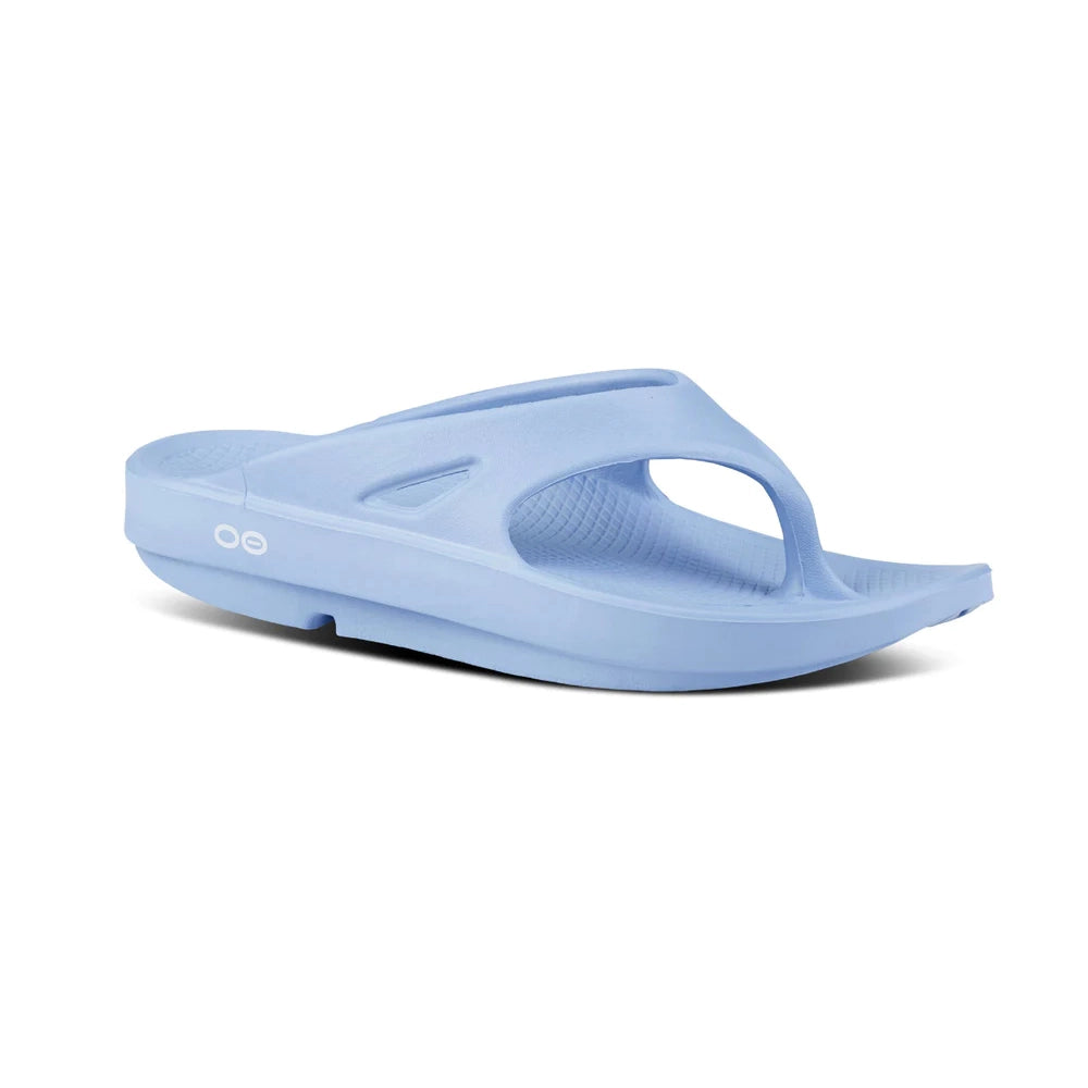 OOFOS OOriginal Thong Sandals Neptune Blue Angle