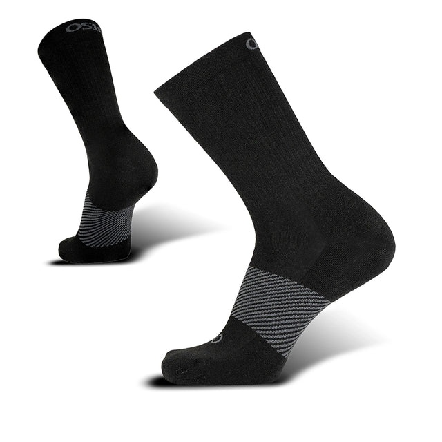 OS1st Wicked Crew Length Socks Black