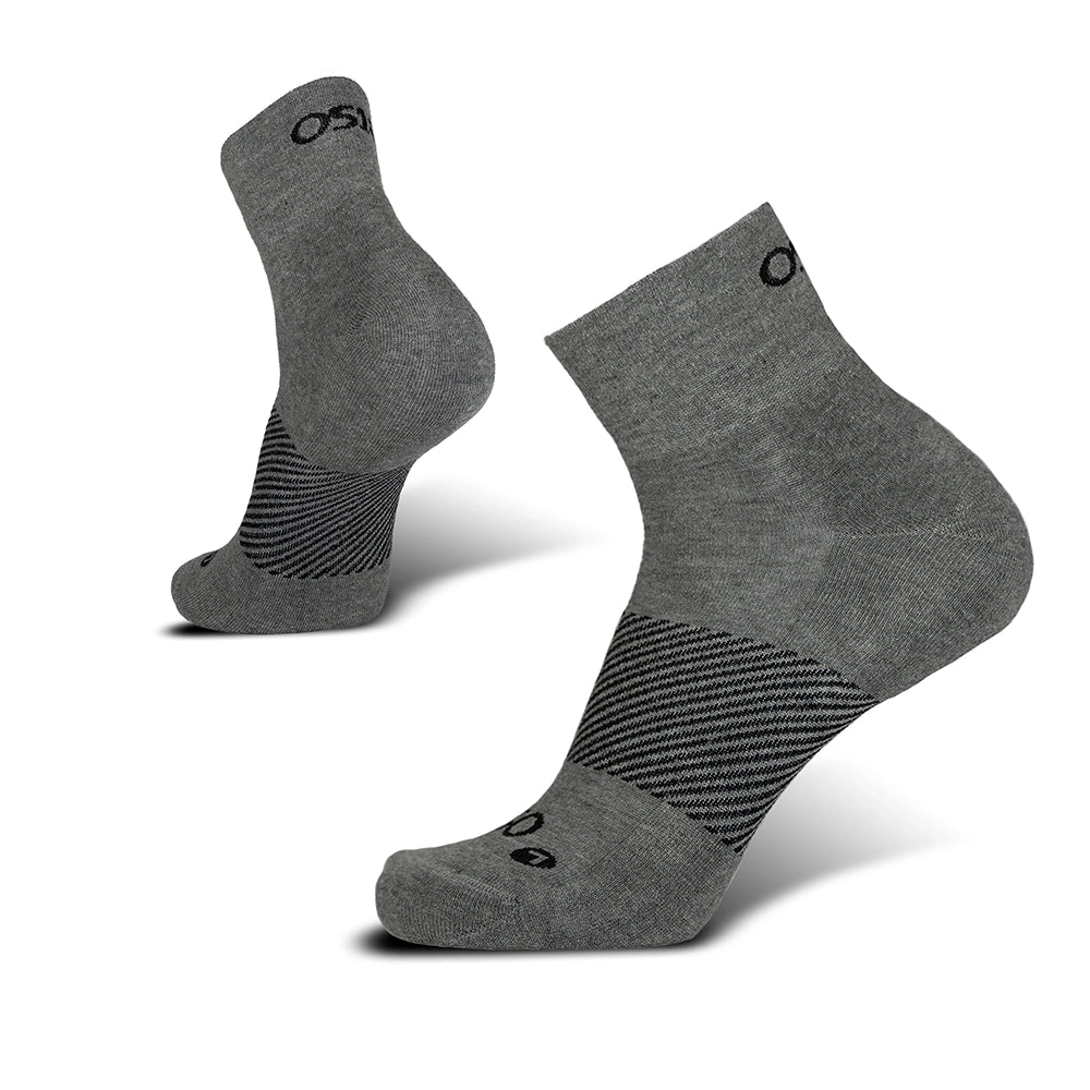 OS1st Wicked Quarter Length Socks Charcoal