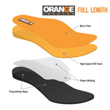 Orange Insoles - Full-Length layers