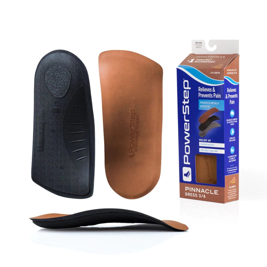 PowerStep Pinnacle Dress 3/4-Length Insoles All