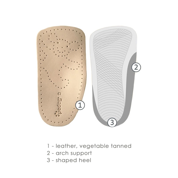 Pedag Bambini Children's Leather Insoles Features