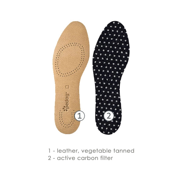 Pedag Leather Insoles features