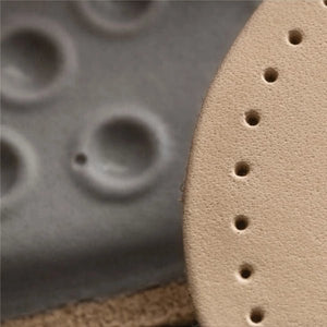 Pedag Perfect Leather Heel Cushion close up of top and bottom