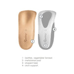 Pedag Relax 3/4 Leather Insoles features