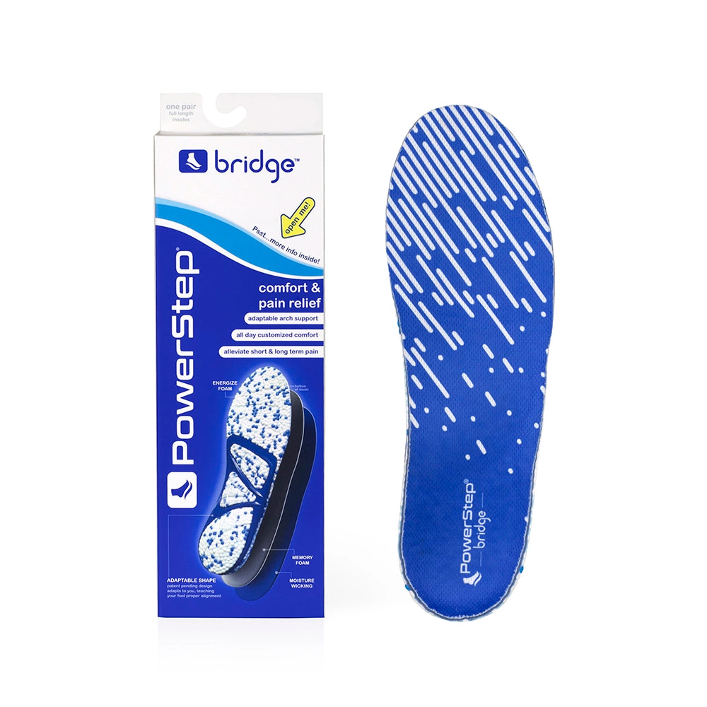 PowerStep Bridge Insole with Packaging