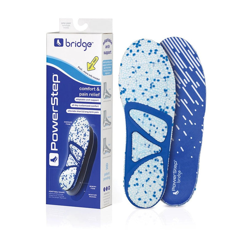 PowerStep Bridge Insoles with Packaging