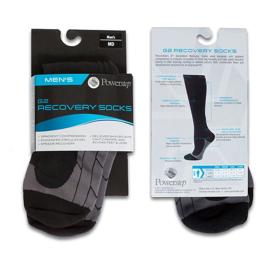 PowerStep G2 Compression Socks Packaging