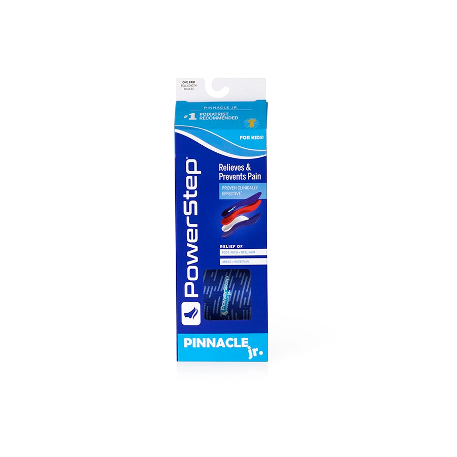 PowerStep Pinnacle Junior Full-Length Insoles packaging front